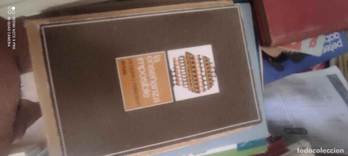 Livres d'occasion: LA ENSE&Ntilde;ANZA IMPOSIBLE - NATANSON, Jacques J.