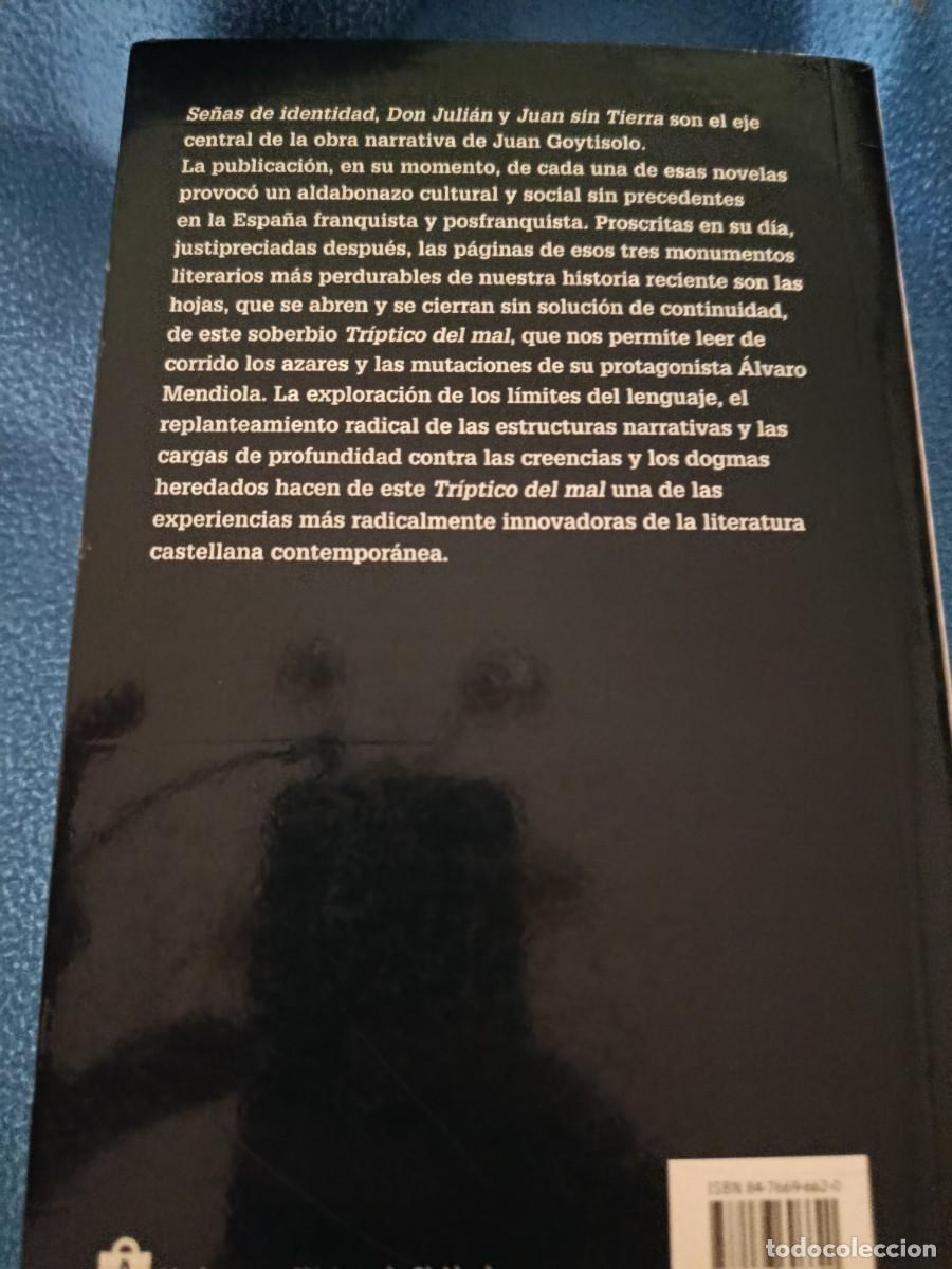 Libros de segunda mano: TR&Iacute;PTICO DEL MAL JUAN GOYTISOLO - Foto 2
