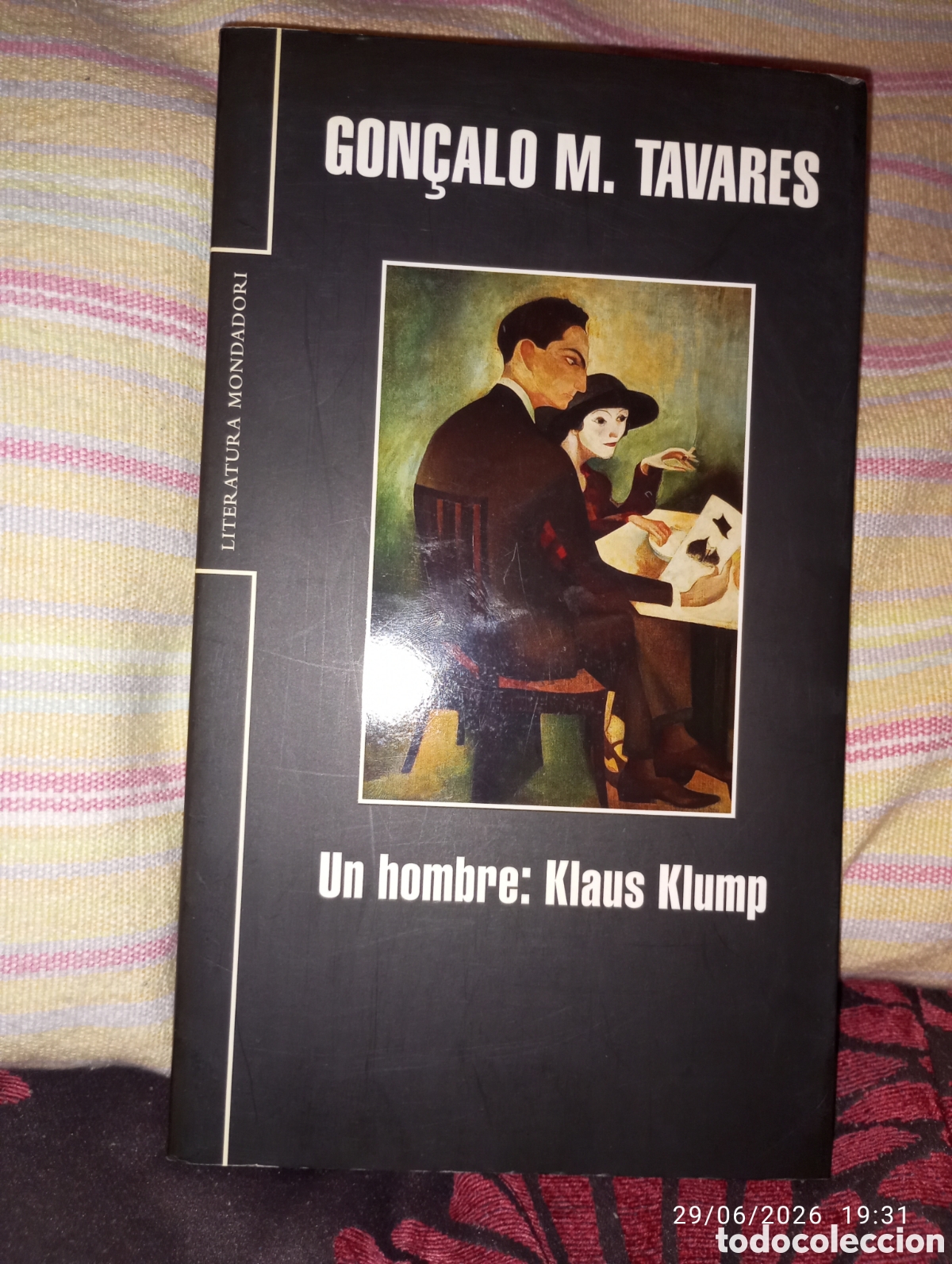 Libros de segunda mano: Gon&ccedil;alo M. Tavares . Un hombre : Klaus Klump .mondadori .