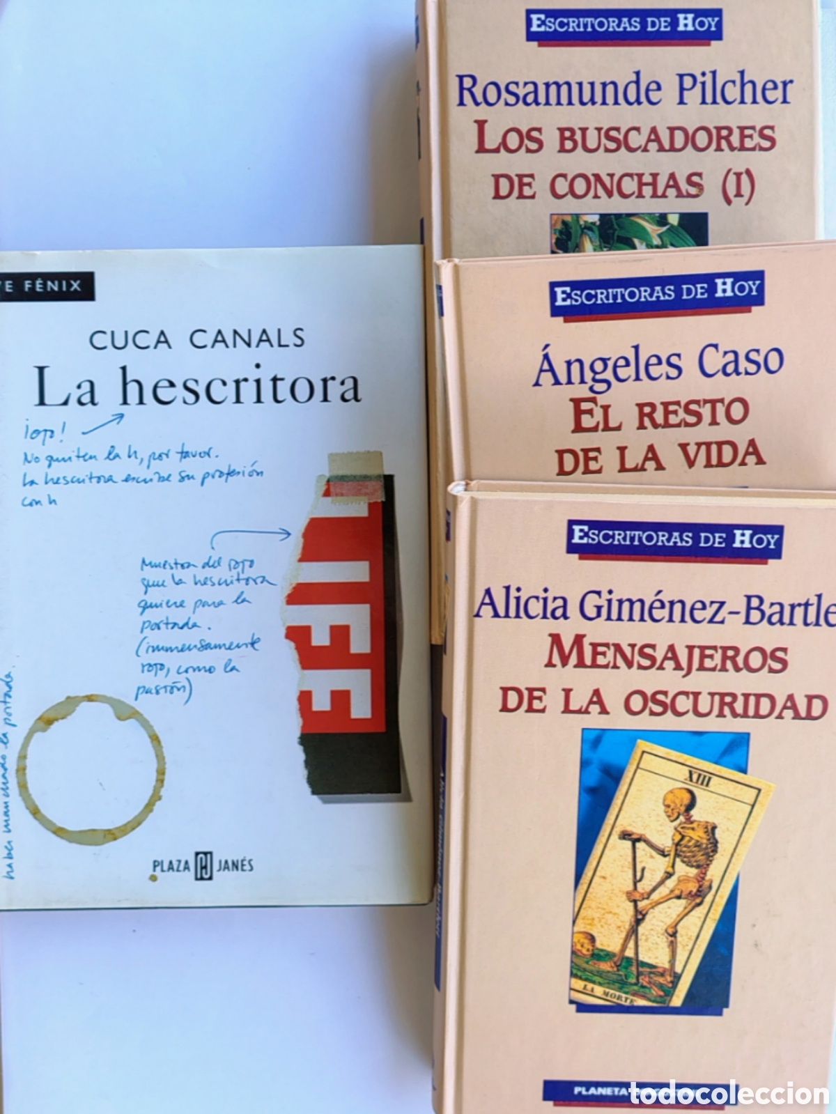 Libros de segunda mano: 4 novelas de escritoras | Rosamunde Pilcher, &Aacute;ngeles Caso, Alicia Gim&eacute;nez-Bartlett y Cuca Canal