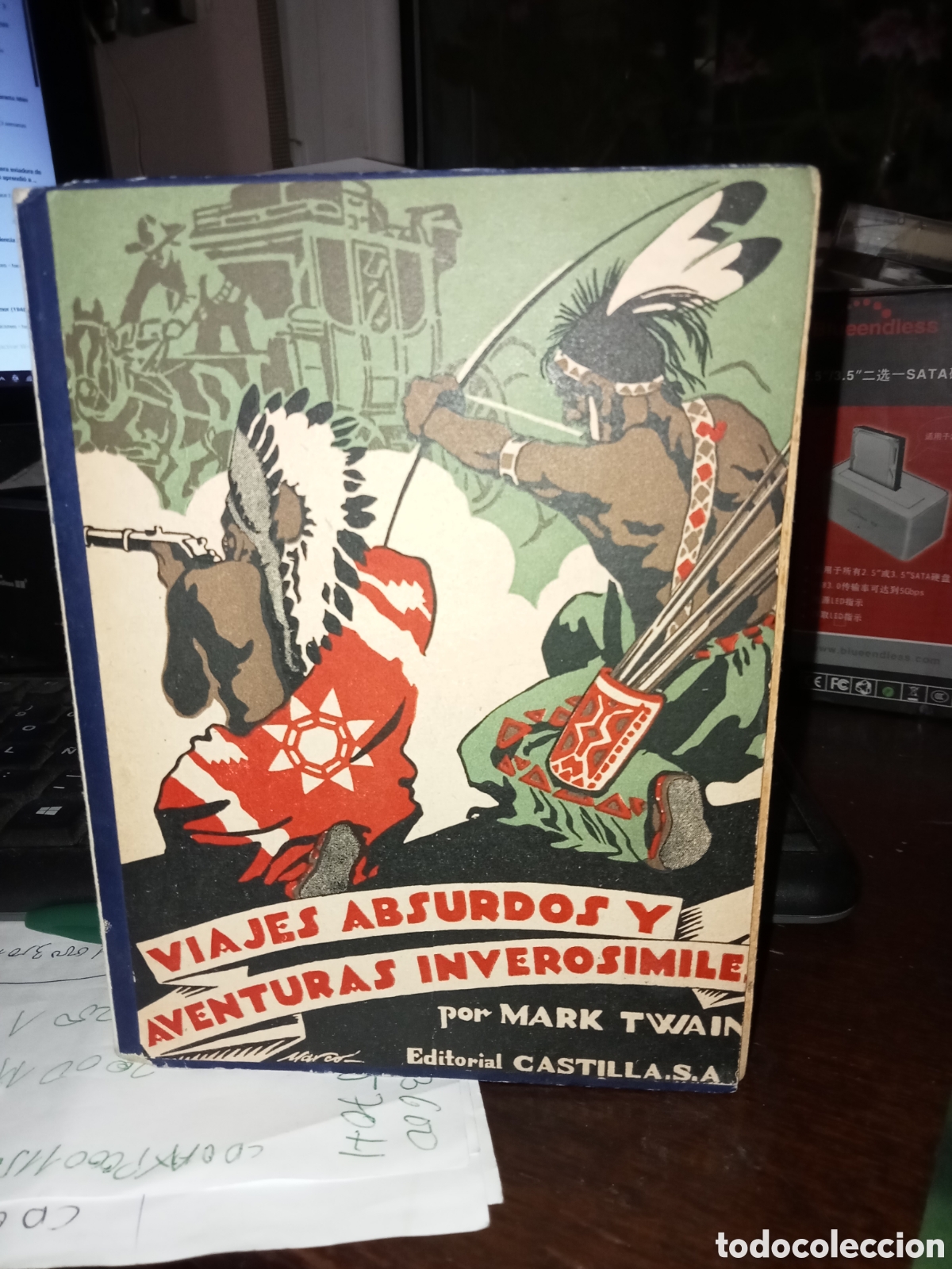 Libros de segunda mano: Mark Twain. Viajes absurdos. Ed Castilla