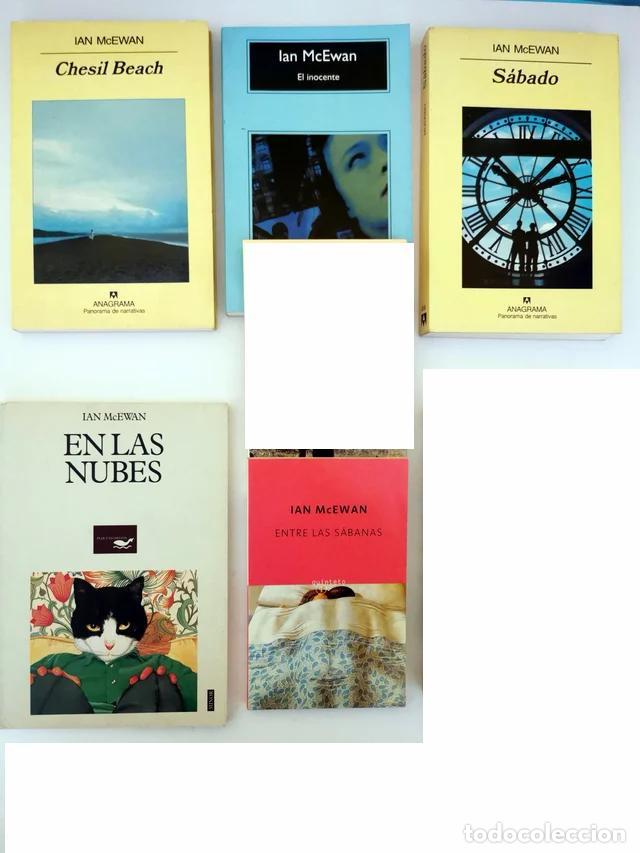 Gebrauchte B&uuml;cher: Ian McEwan: Chesil Beach. S&aacute;bado. El Inocente. Entre las s&aacute;banas. En las nubes