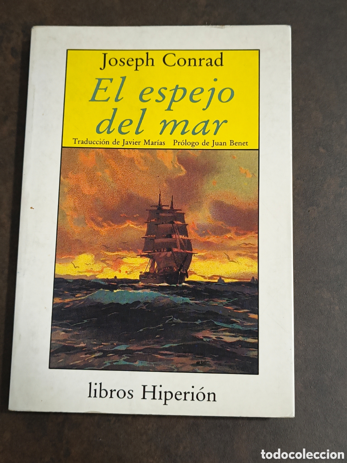 Libros de segunda mano: EL ESPEJO DEL MAR DE JOSEPH CONRAD (HIPERION)
