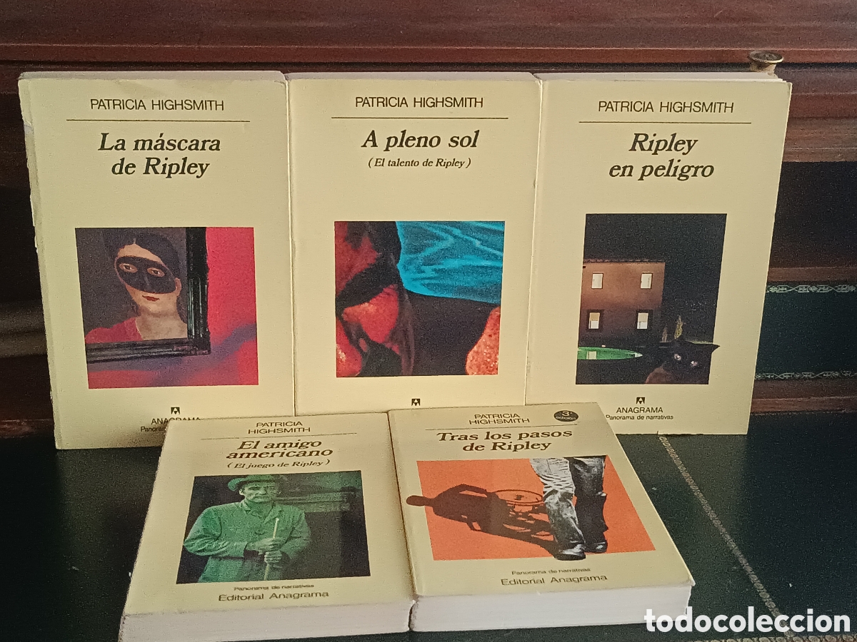 Libros de segunda mano: LOTE 5 LIBROS SAGA TOM RIPLEY- PATRICIA HIGHSMITH - ANAGRAMA