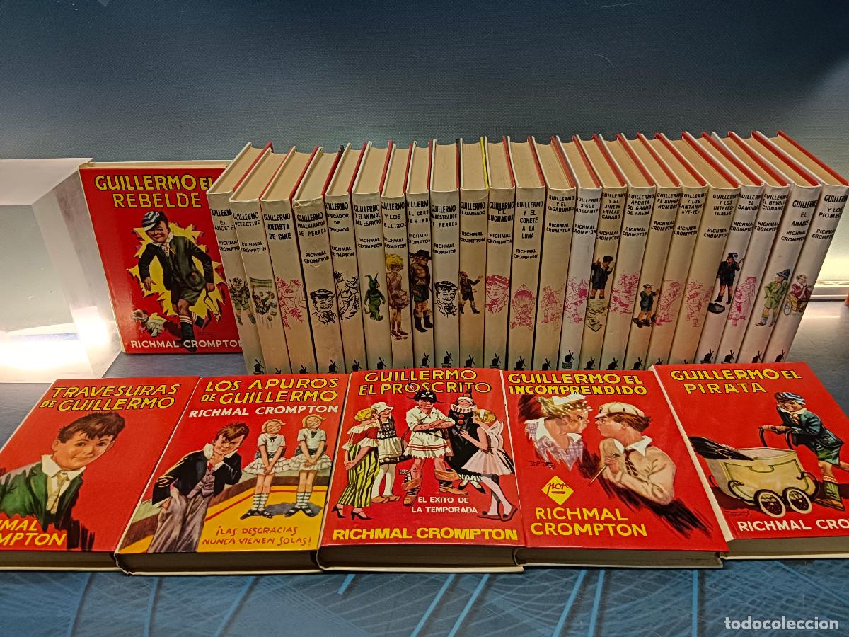 Libros de segunda mano: lote Richmal Crompton. 28 libros de Guillermo. Travesuras de Guillermo. Los apuros de Guillermo