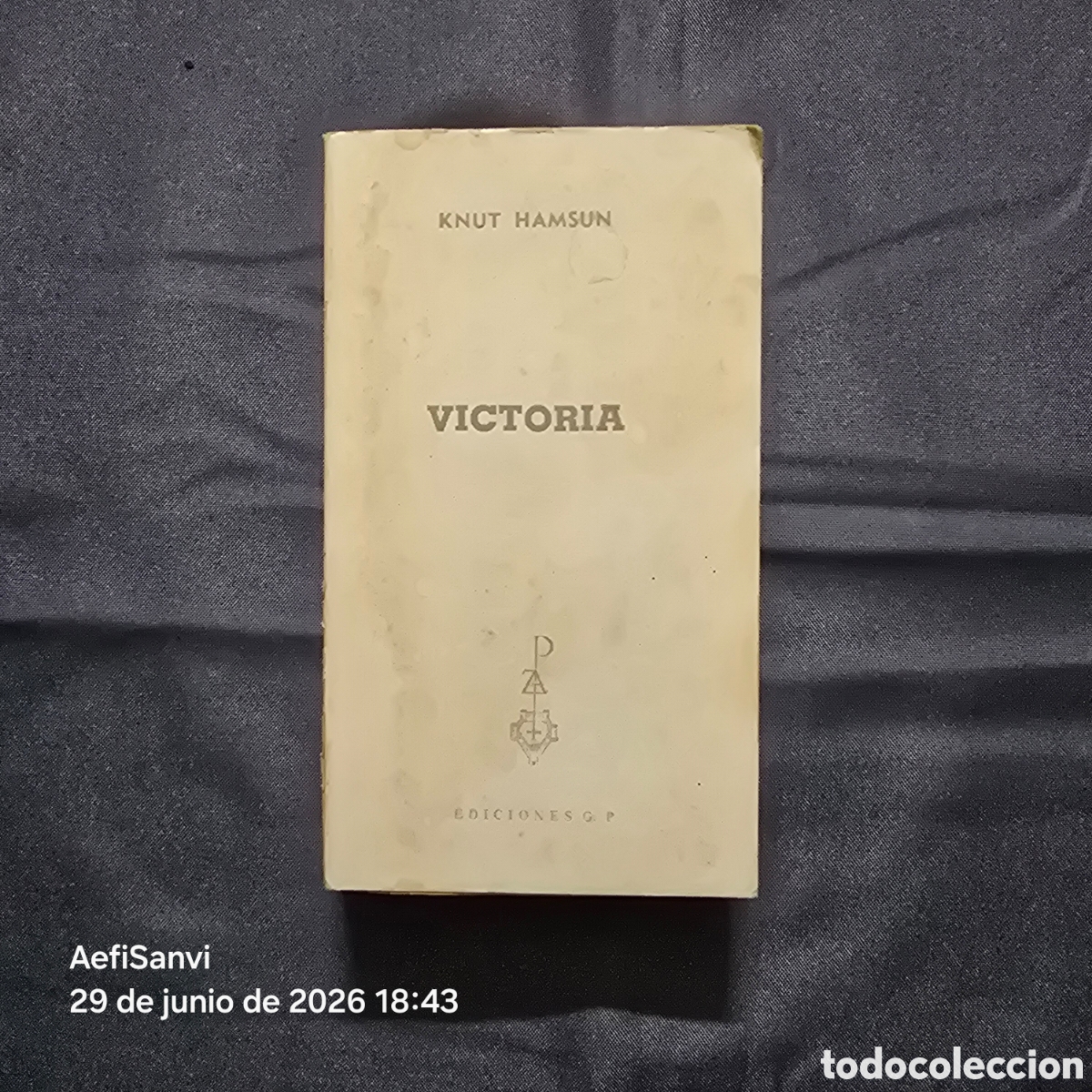 Libros de segunda mano: VICTORIA (KNUT HAMSUN) (RENO, PLAZA & JANES)