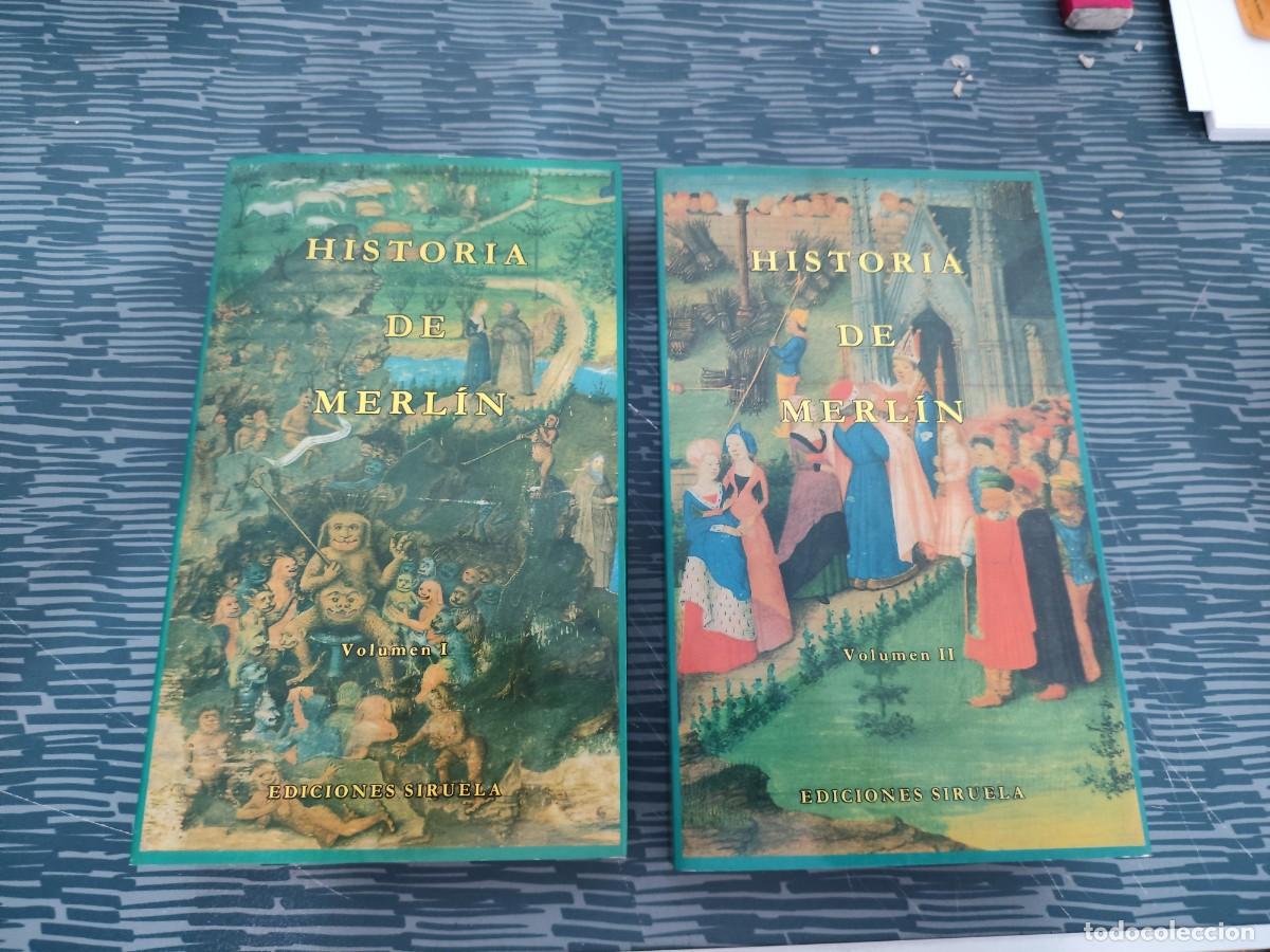 Second hand books: HISTORIA DE MERLIN,2 TOMOS,CARLOS ALVAR, EDICIONES SIRUELA,1988,VER FOTOS.