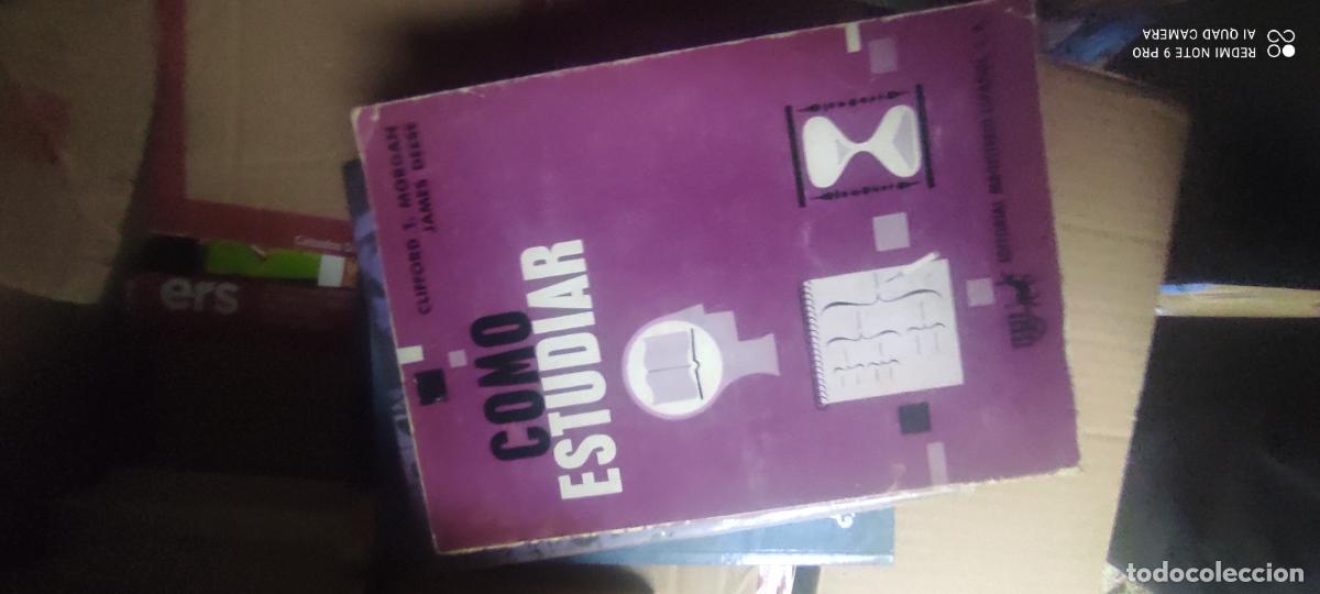 Livros em segunda m&atilde;o: COMO ESTUDIAR -- Por Clifford T. Morgan &ndash; James Deese -- Edit. Magisterio espa&ntilde;ol 1967