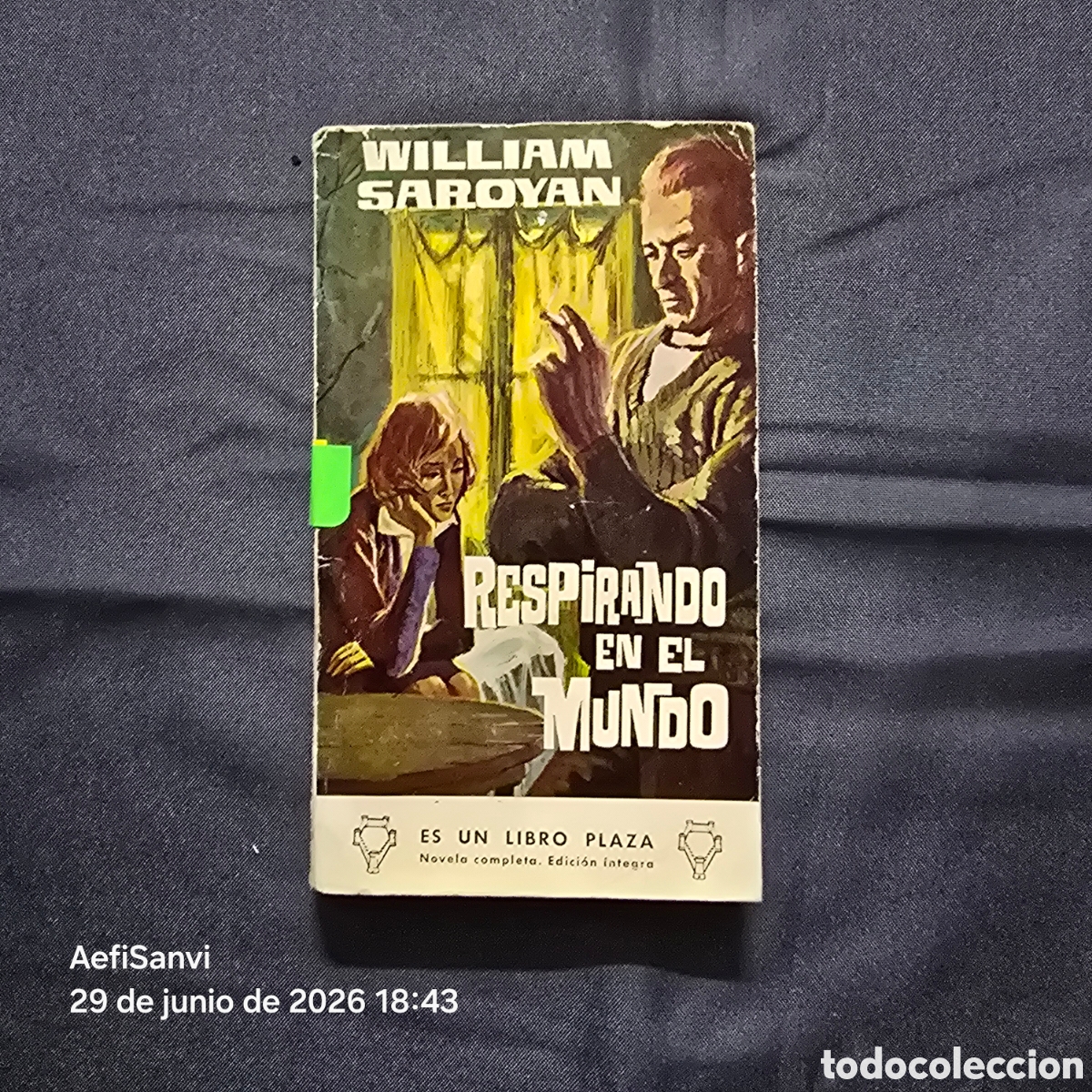 Livros em segunda m&atilde;o: RESPIRANDO EN EL MUNDO (WILLIAM SAROYAN) (ES UN LIBRO DE PLAZA, PLAZA & JANES)