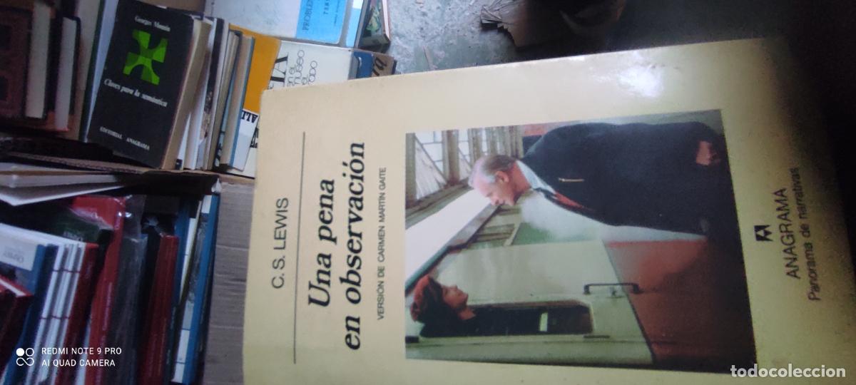 Livros em segunda m&atilde;o: UNA PENA EN OBSERVACION - C.S. LEWIS - ANAGRAMA, PANORAMA DE NARRATIVAS N.302, 1998