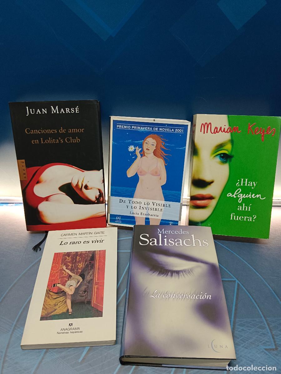 Libros de segunda mano: 5 best sllers, novelas, Lo raro es vivir, De todo lo visible y lo invisible, La conversacion, y mas