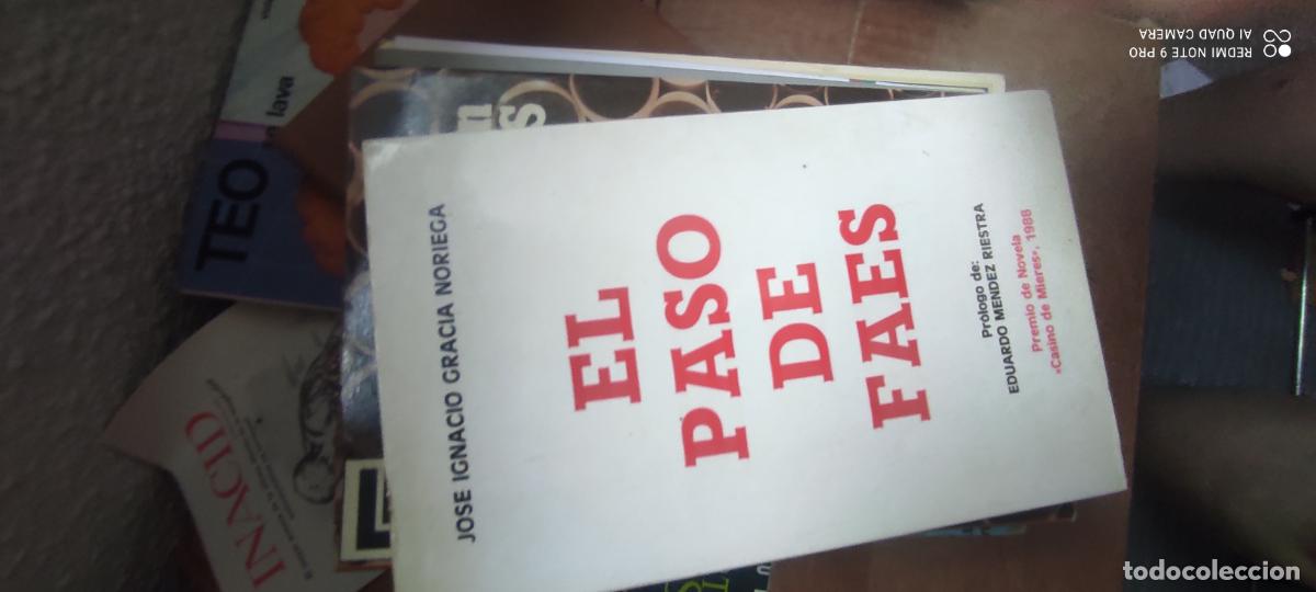 Libros de segunda mano: EL PASO DE FAES. JOS&Eacute; IGNACIO GRACIA NORIEGA. PR&Oacute;LOGO DE EDUARDO M&Eacute;NDEZ RIESTRA. PREMIO DE NOVELA C