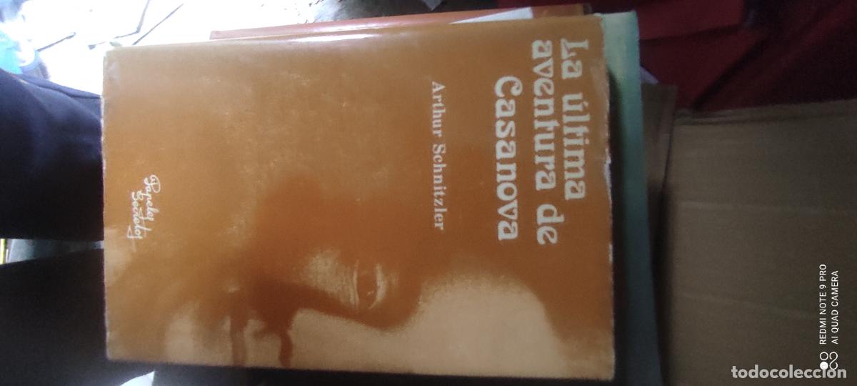 Libros de segunda mano: LA &Uacute;LTIMA AVENTURA DE CASANOVA (A. Schnitzler) Papeles Secretos, 1978.