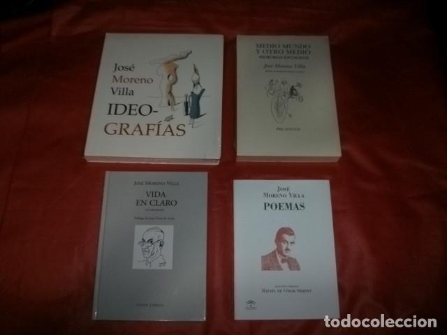 Livres d'occasion: LOTE DE CUATRO LIBROS DE JOS&Eacute; MORENO VILLA
