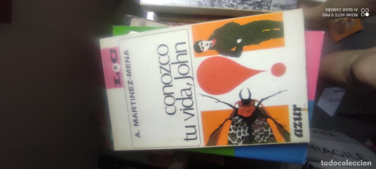 Livros em segunda m&atilde;o: CONOZCO TU VIDA, JOHN.- A. MART&Iacute;NEZ-MENA (1969)