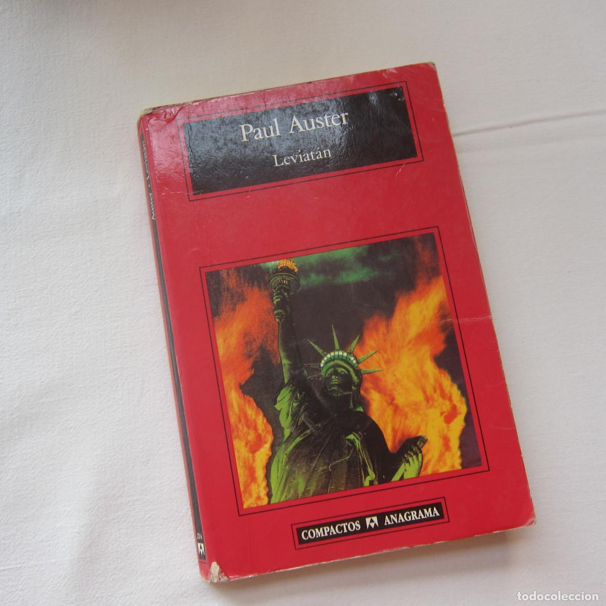 Libros de segunda mano: LEVIAT&Aacute;N - PAUL AUSTER (ANAGRAMA) NOVELA