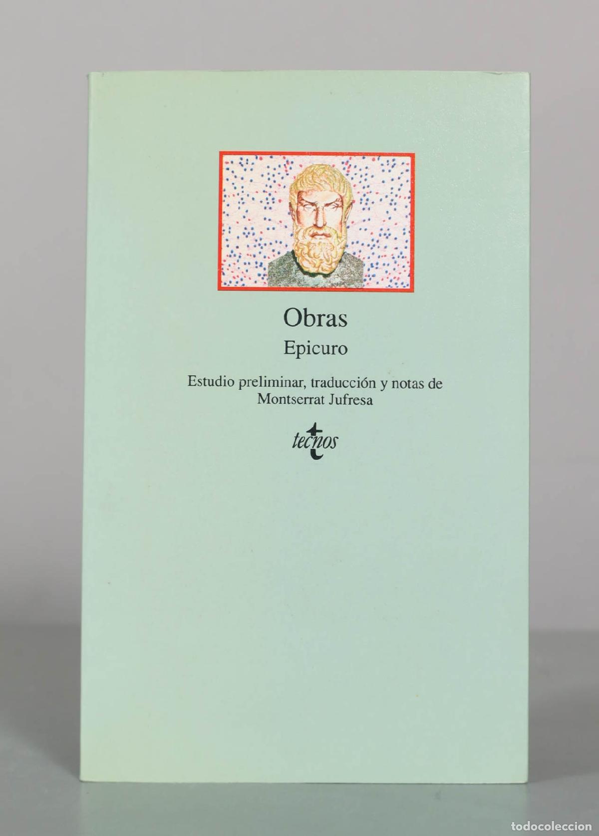 Second hand books: Obras - Epicuro - Editorial Tecnos