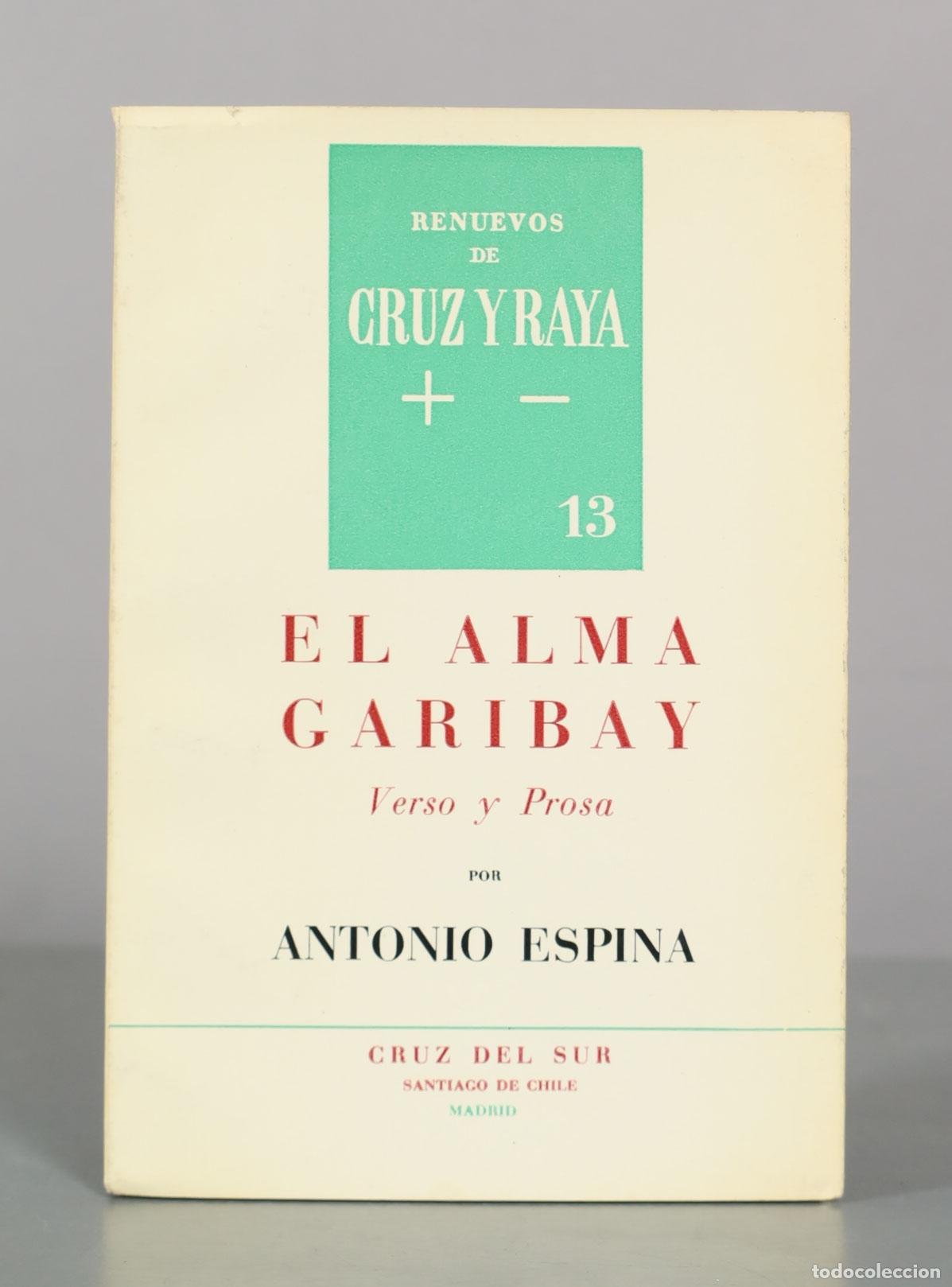 Libros de segunda mano: El alma garibay - Antonio Espina