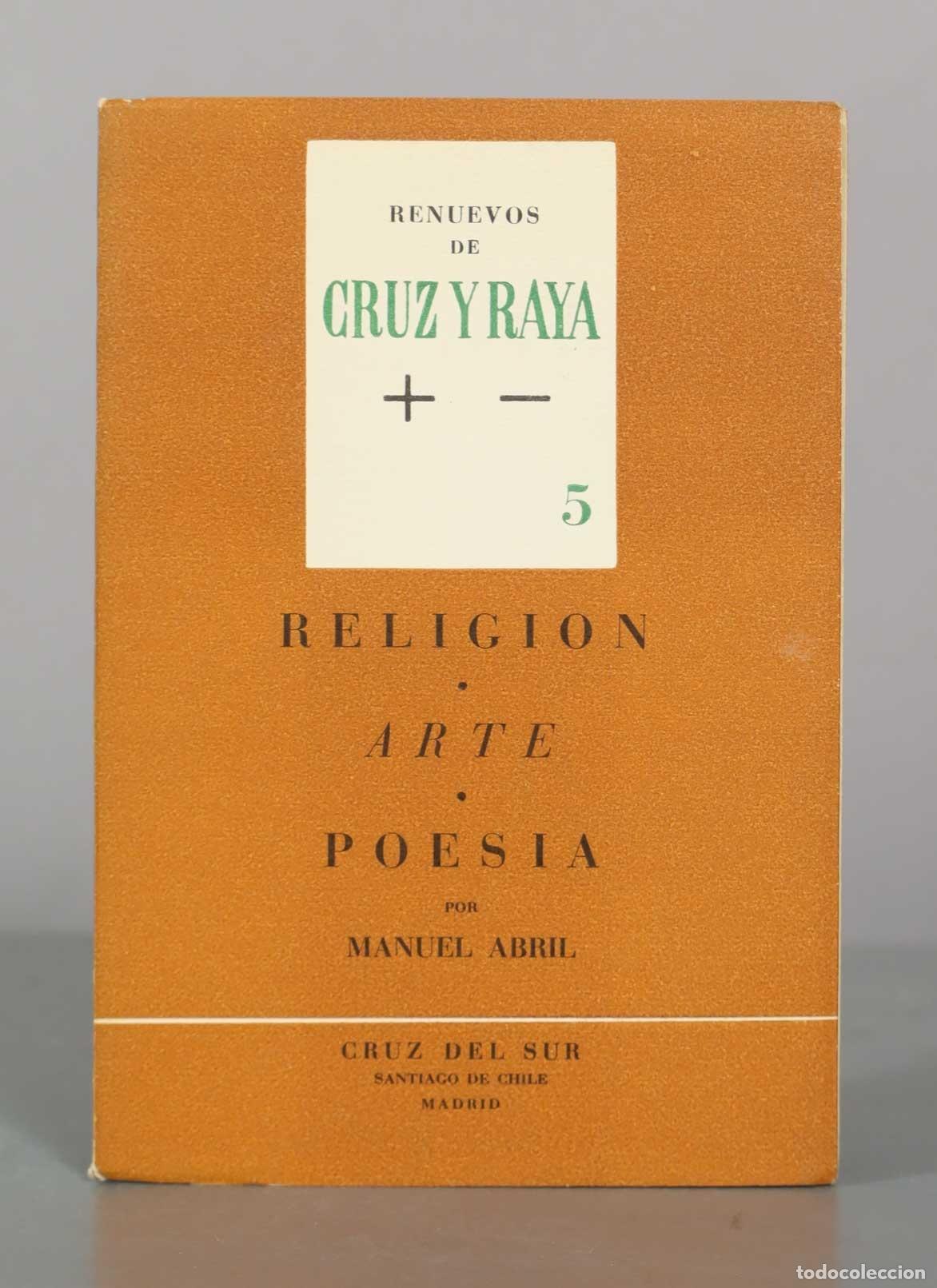 Libros de segunda mano: RELIGION ARTE POESIA POR MANUEL ABRIL