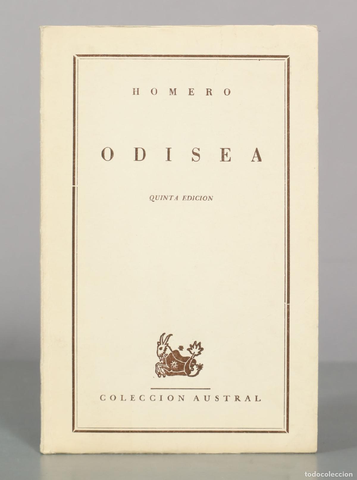 Libri di seconda mano: Odisea. Homero Colecci&oacute;n Austral - Editorial Espasa-Calpe