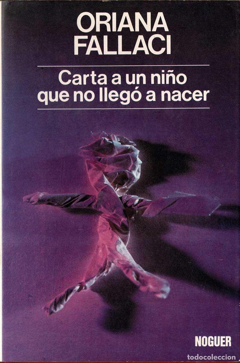 Livros em segunda m&atilde;o: Carta a un ni&ntilde;o que no lleg&oacute; a nacer - Oriana Fallaci