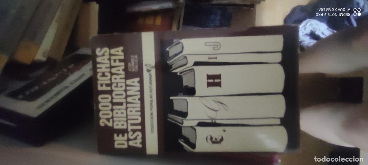 Second hand books: 2000 FICHAS DE BIBLIOGRAFIA ASTURIANA -JOSE ALVAREZ CALLEJA - COLECCION POPULAR ASTURIANA