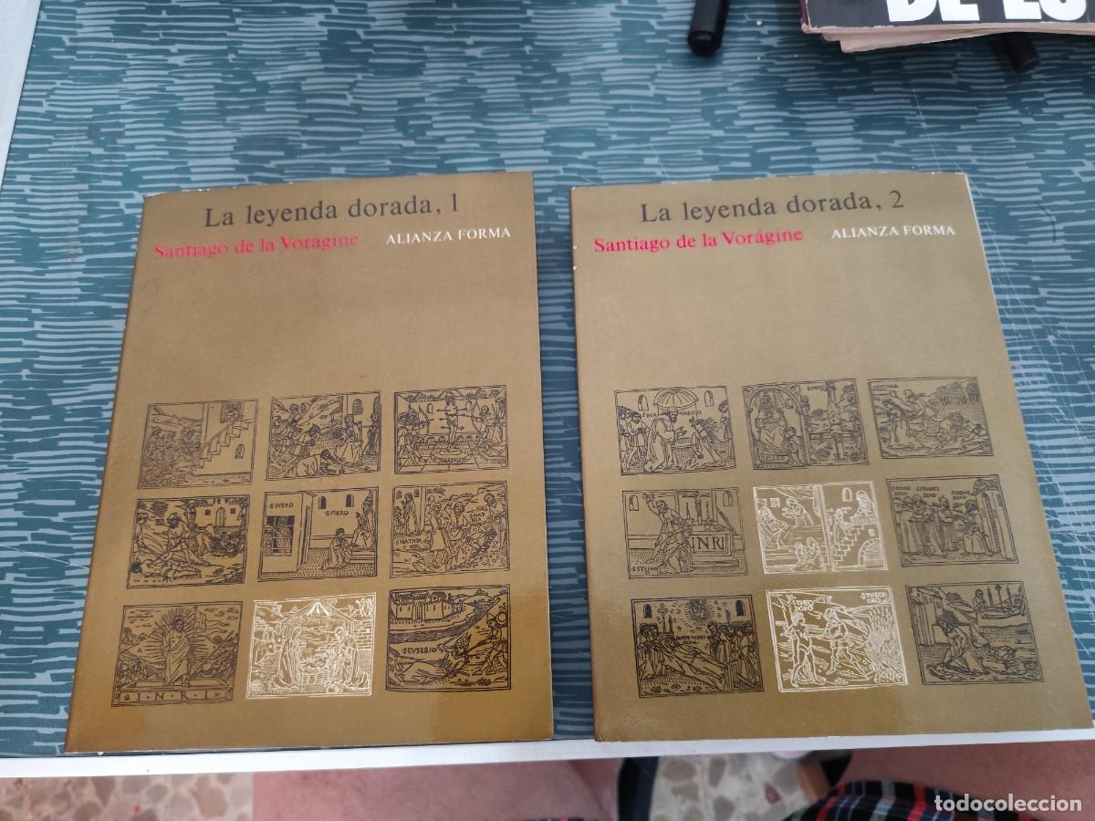 Libros de segunda mano: LA LEYENDA DORADA,2 TOMOS, SANTIAGO DE LA VORAGINE, ALIANZA EDITORIAL,1982,VER FOTOS.