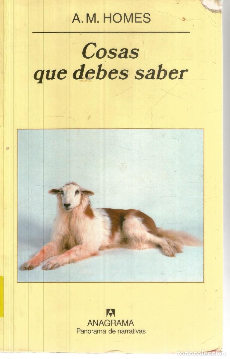 Libros de segunda mano: A.M. HOMES. COSAS QUE DEBES SABER. ANAGRAMA. PRIMERA EDICION