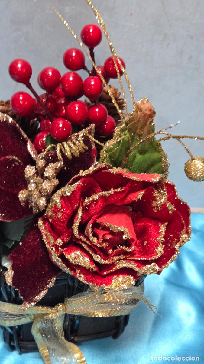 Libros de segunda mano: centro de mesa de flores artificiales - Foto 2