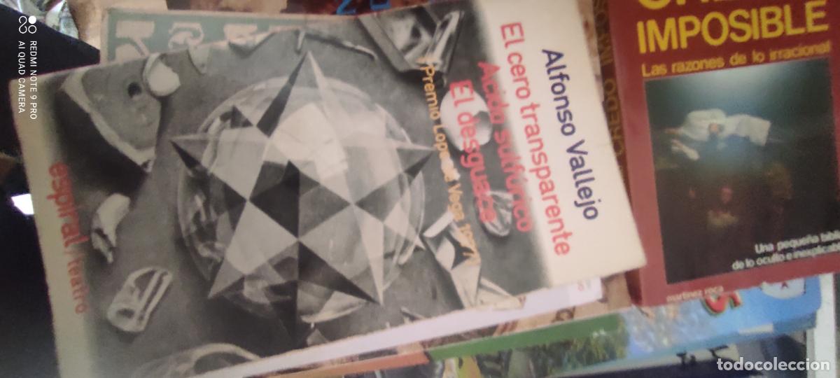 Libros de segunda mano: El cero transparente ; &Aacute;cido sulf&uacute;rico ; El desguace.- Vallejo, Alfonso