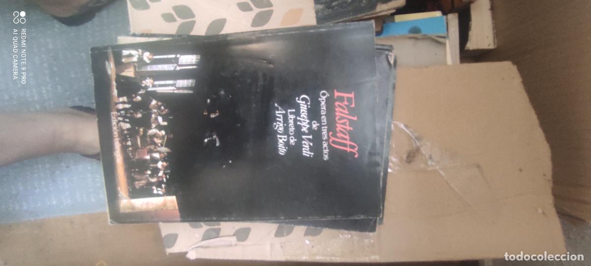 Libros de segunda mano: Falstaff opera edicion bilingue