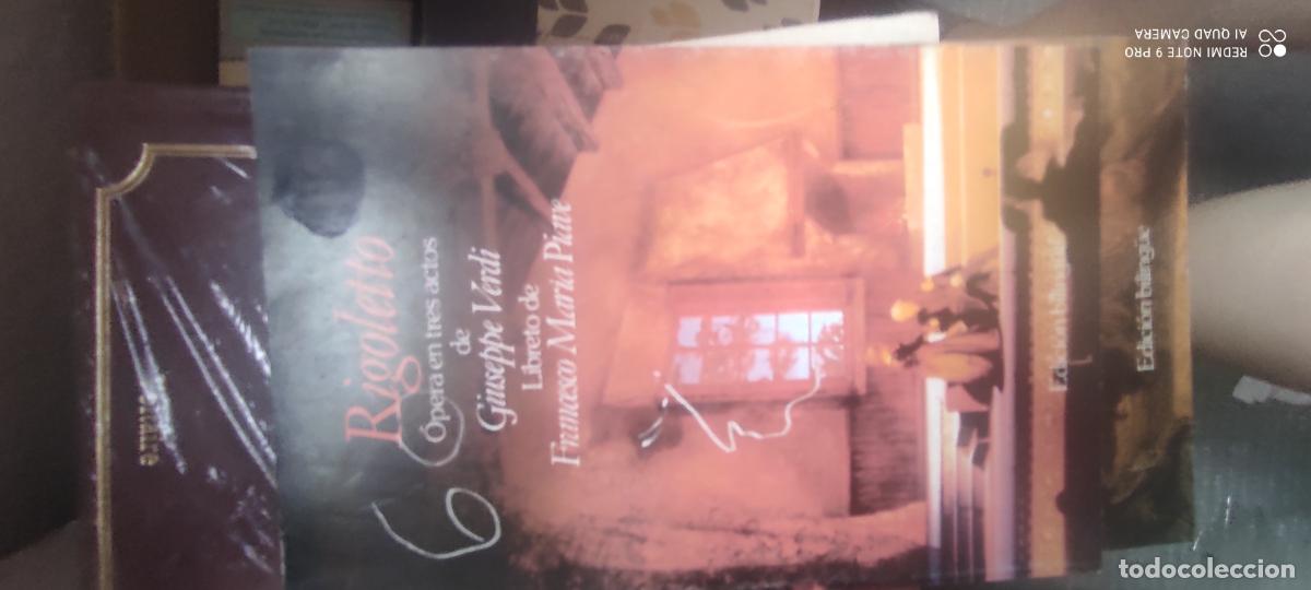 Libros de segunda mano: Rigoletto opera edicion bilingue