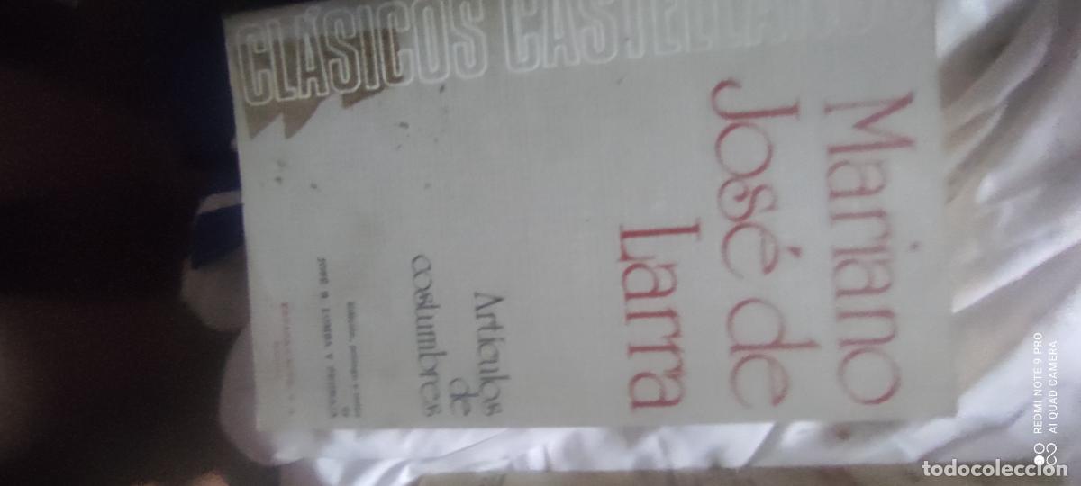 Second hand books: Larra Art&iacute;culos de costumbres Cl&aacute;sicos castellanos