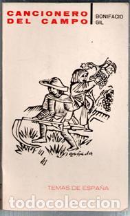 Second hand books: Cancionero del Campo. Bonifacio Gil. Temas de Espa&ntilde;a