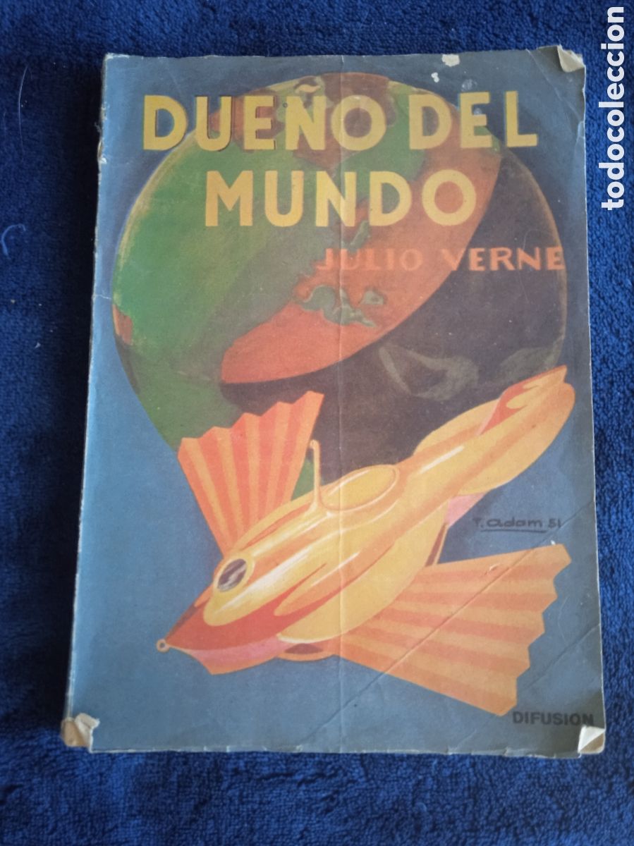 Livros em segunda m&atilde;o: DUE&Ntilde;O DEL MUNDO / JULIO VERNE -ED. DIFUSI&Oacute;N - BUENOS AIRES.