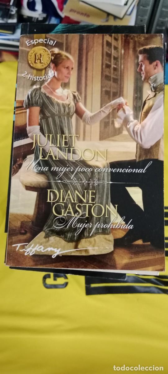 Livres d'occasion: JULIET LANDON- UNA MUJER POCO CONVENCIONAL- DIANE GASTON- MUJER PROHIBIDA- ESPECIAL 2 H LIBRO GG-FCB