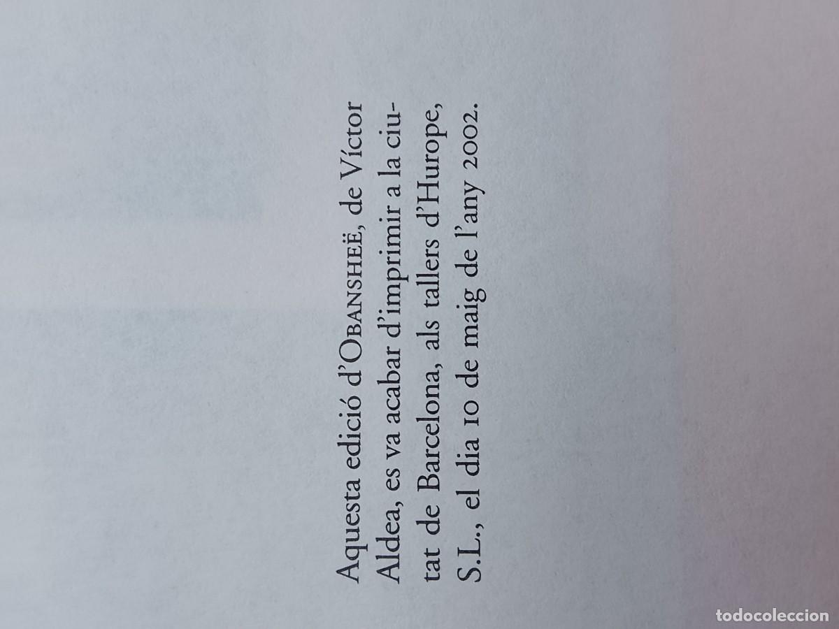 Libros de segunda mano: V&iacute;ctor Aldea, Obanshee - Foto 5