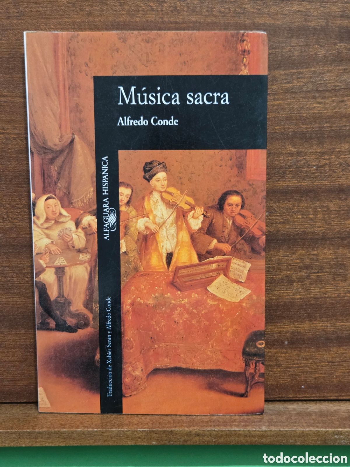 Libros de segunda mano: ALFREDO CONDE...&rdquo;&rdquo;M&Uacute;SICA SACRA&rdquo;&rdquo;...ALFAGUARA...1990...
