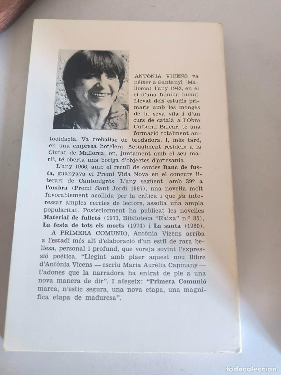 Libros de segunda mano: PRIMERA COMUNI&Oacute; ANTONIA VICENS - Foto 2