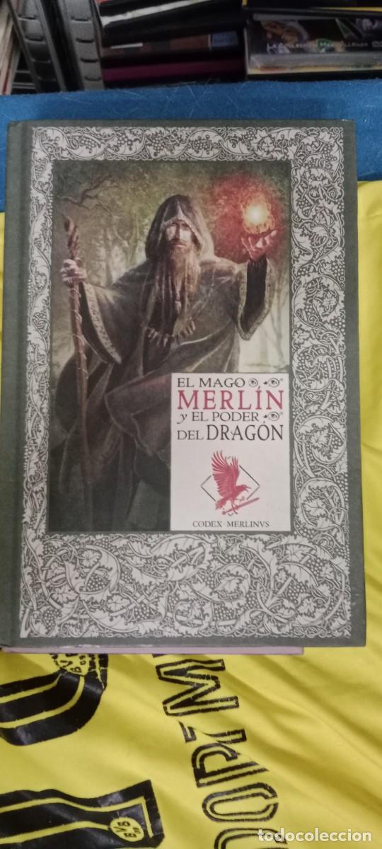 Libros de segunda mano: El mago Merl&iacute;n y el poder del drag&oacute;n. Codex Merlinus LIBRO GG-FCB - Foto 1