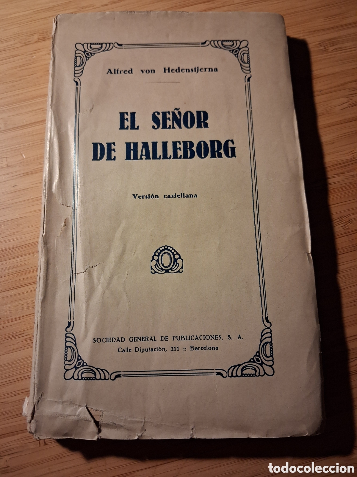 Libros de segunda mano: El se&ntilde;or de Halleborg - Alfred von Hedenstjerna (Soc. Gral. Publicaciones s/f)
