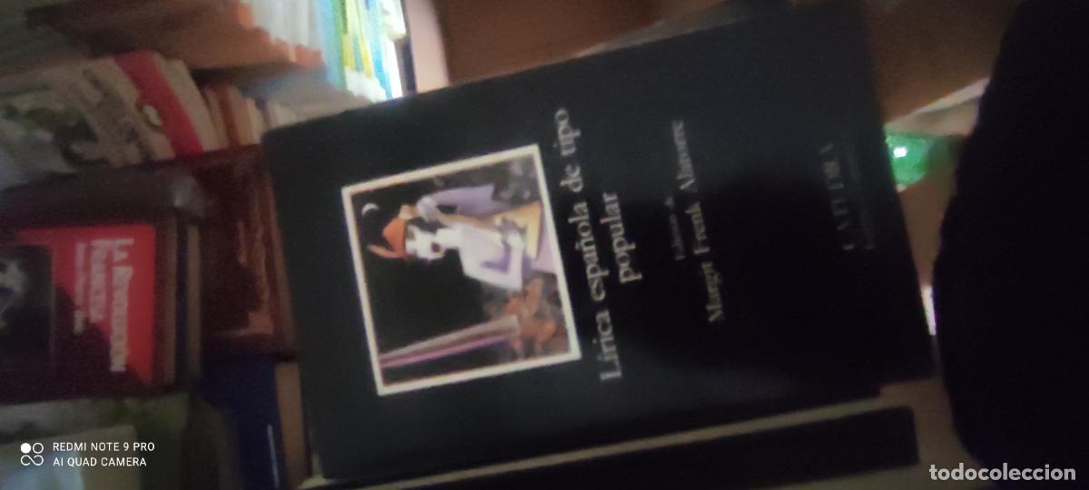 Libros de segunda mano: L&iacute;rica espa&ntilde;ola de tipo popular. C&aacute;tedra