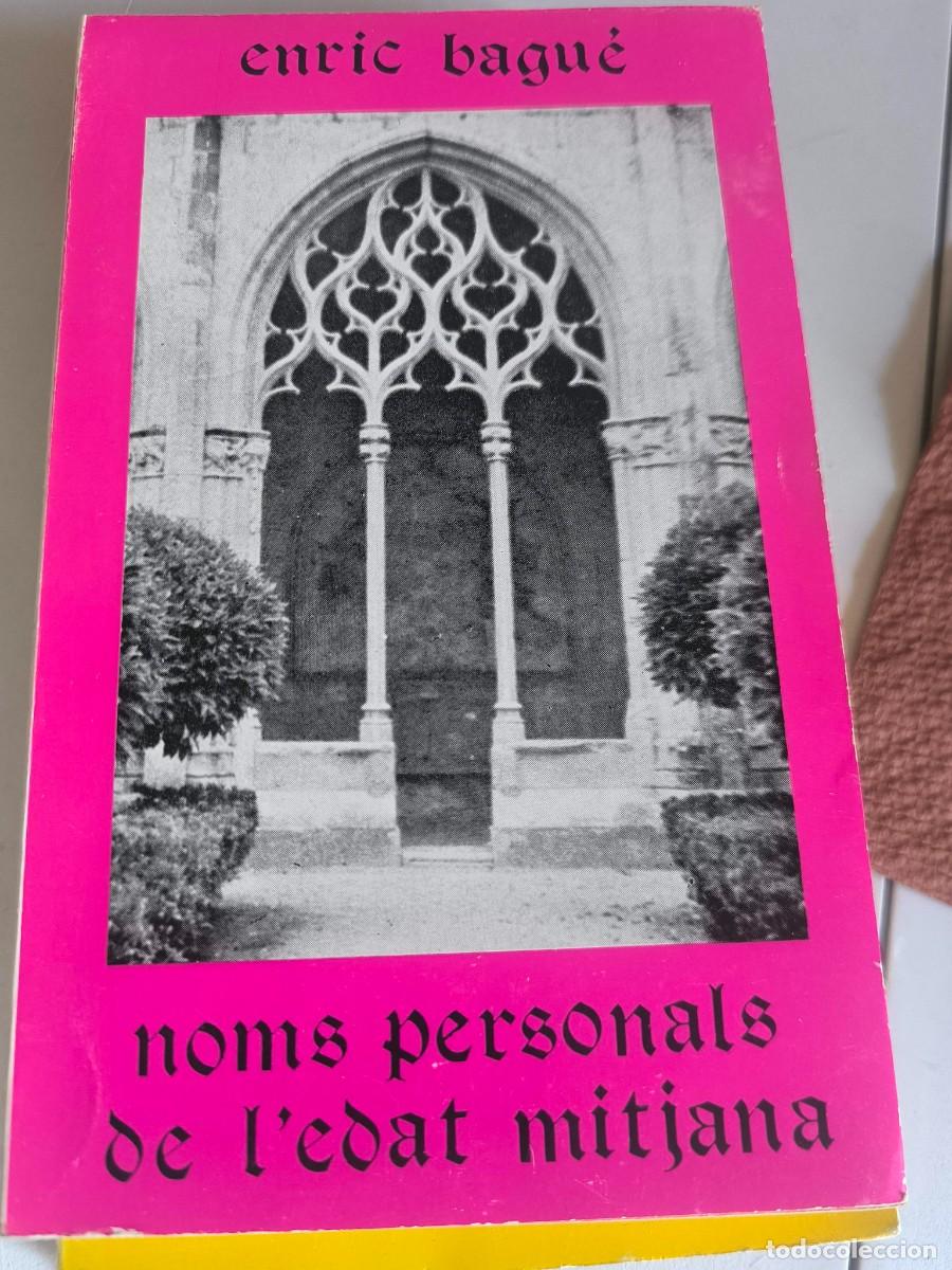 Libros de segunda mano: NOMS PERSONAL DE L'EDAT MITJANA ENRIC BAGUE