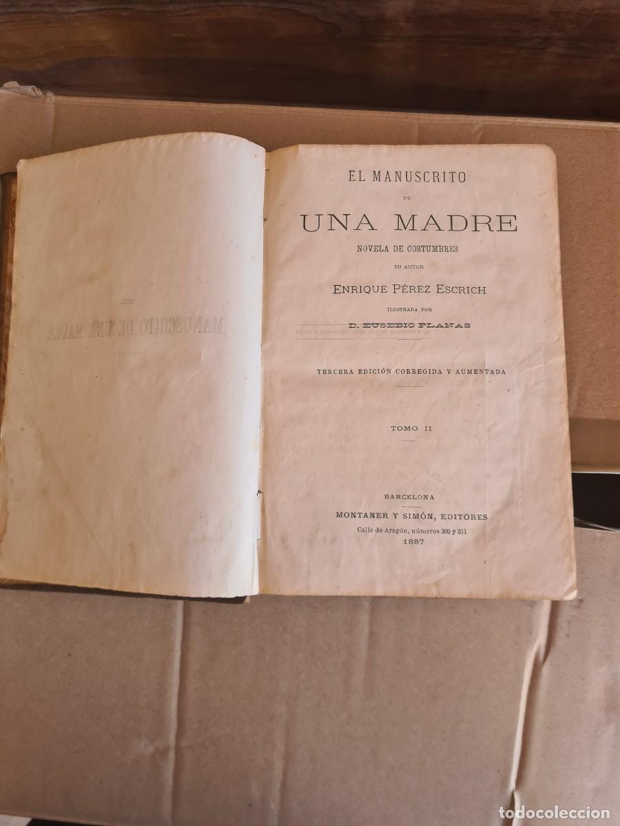Libros de segunda mano: El manuscrito de una madre