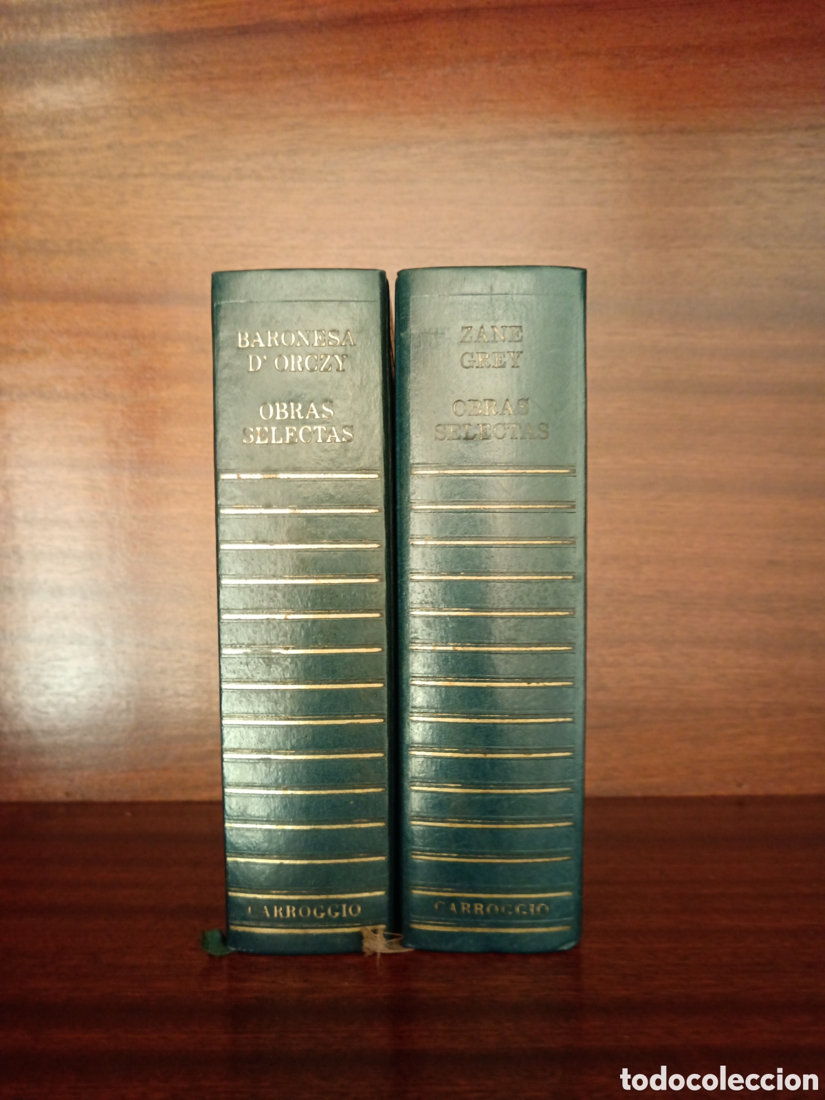 Livres d'occasion: Lote Obras Selectas Carroggio - Zane Grey y Baronesa d'Orczy - 2 tomos tapa dura