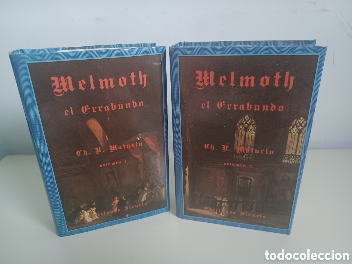 Libros de segunda mano: Melmoth el errabundo. Obra rn 2 vol&uacute;menes/ Ch. R. Maturin/ Siruela/ El ojo sin p&aacute;rpado, 1988
