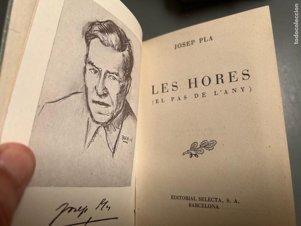 Libros de segunda mano: LES HORES. EL PAS DE L'ANY. JOSEP PLA