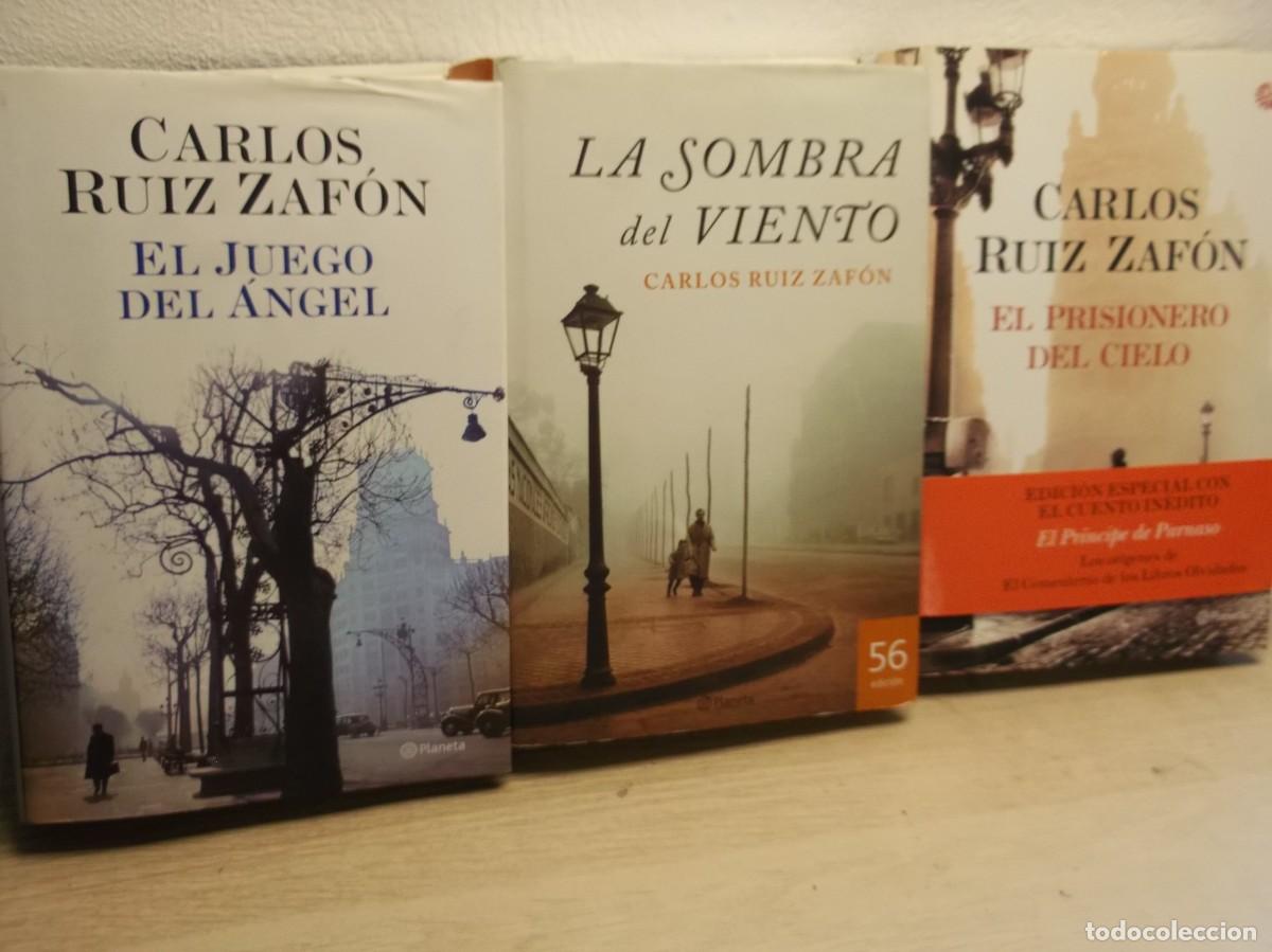 Libros de segunda mano: CARLOS RUIZ ZAF&Oacute;N 3 LIBROS : JUEGO DEL ANGEL-PRISIONERO CIELO-SOMBRA VIENTO