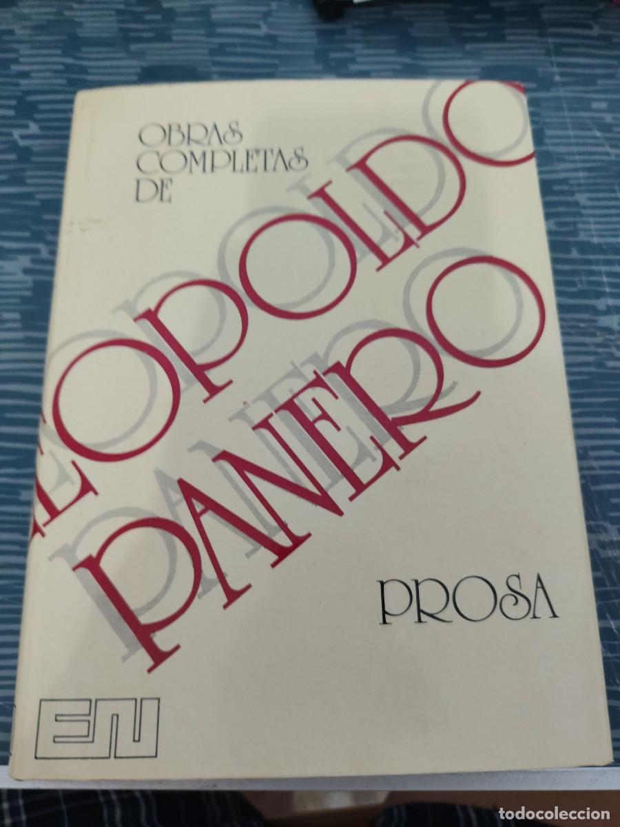 Libros de segunda mano: OBRAS COMPLETAS,VOLUMEN II,PROSA, LEOPOLDO PANERO,EDITORA NACIONAL,1973,499 P&Aacute;G.