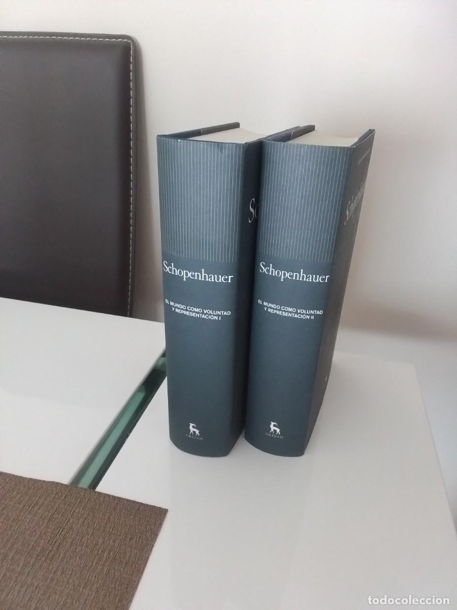 Libri di seconda mano: Schopenhauer 2 vols. - Biblioteca Grandes Pensadores - editorial Gredos - edici&oacute;n cl&aacute;sica, de lujo